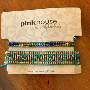 NWT- Turquoise & Multicolor Beaded Bracelet Set